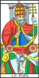 Il Papa - Arcano n.5 - tarocchi Jodorowsky