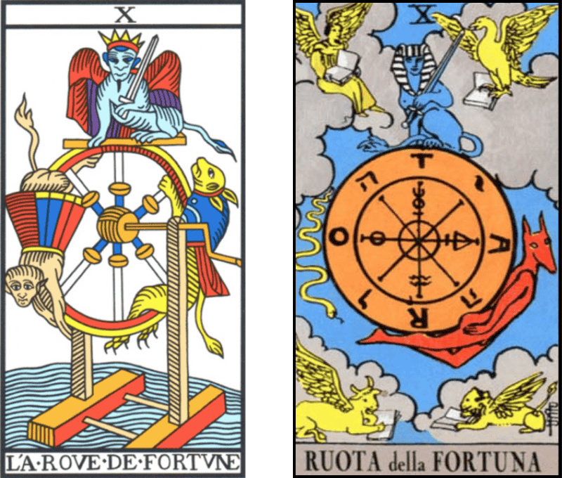 La Ruota della Fortuna Significato Tarocchi
